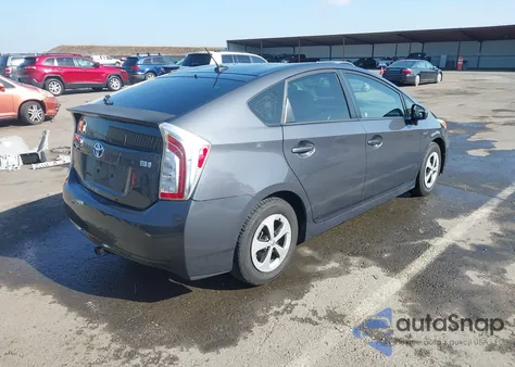 2014 Toyota Prius Three from USA, damaged, VIN JTDKN3DUXE1810469
